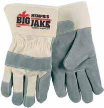 gloves w/ 4 1/2" gauntlet cuff L 12/Pk 1936-XL 331408075 Mustang leather palm gloves w/ 4 1/2" gauntlet cuff XL 12/Pk 1935 1936 Big Jake Leather Palm Gloves Made of heavy, select chrome-tanned,