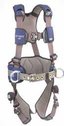 Fall Protection Category ExoFit NEX Construction Style Harnesses Full-body harness provides comfort and function with soft, yet extremely durable, anti-absorbent webbing, strategically placed padding