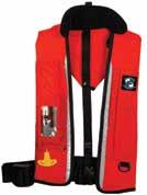 buoyancy when fully inflated. USCG Approved, Type V convertible device: Type ll when armed in automatic mode, Type lll when armed as manual only.