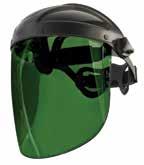0 10/Cs Uvex Turboshield Perfect for workers exposed to falling or flying objects, impact, splash and airborne debris; it can also be comfortably worn with most goggles, respirators and earmuffs.