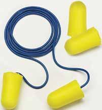 TaperFit 2 rplugs Soft, roll-down foam expands to fit ear canal and provides low-pressure, comfortable seal. Bright yellow color aids in compliance checks.