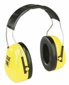 H9P3E 3M Peltor Optime 95 Series rmuffs Recommended for noise levels up to 95 dba. Slim design with 2-point suspension exerts lower pressure for comfortable, long-term use.
