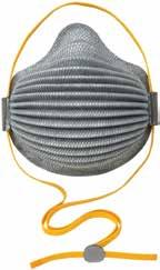 Collapse-resistant Dura-Mesh shell helps respirator last longer, reduces waste and increases cost savings.