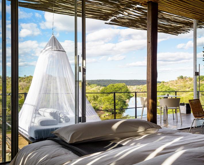 A LUXURY EXPERIENCE IN THE HEART OF AFRICA The Singita Boutique & Gallery and the Premier Wine Boutique are nearby. Pamper treatments available at the spa or in your room.