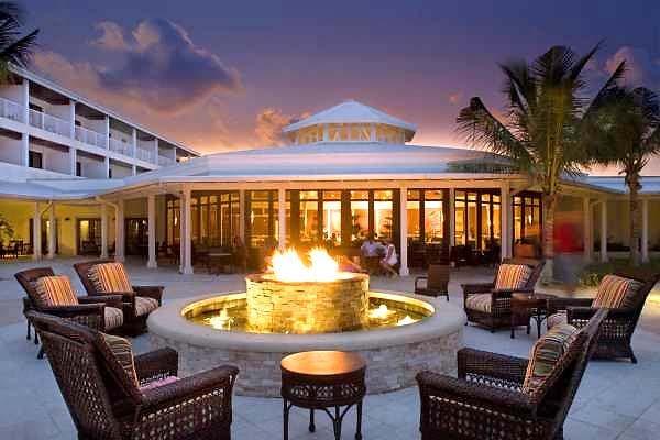 Fire Pit The fire located at the main resort pool area is lit most days just