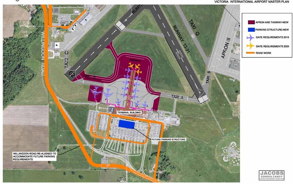 Terminal Frontage Plan BICYCLE/WALKING PATH - around the parameter of the airport property * MCTAVISH