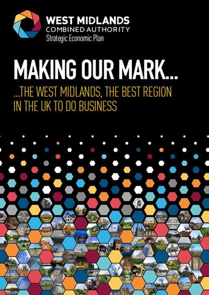 WMCA agenda New governance model Productivity and skills Business and innovation More and better