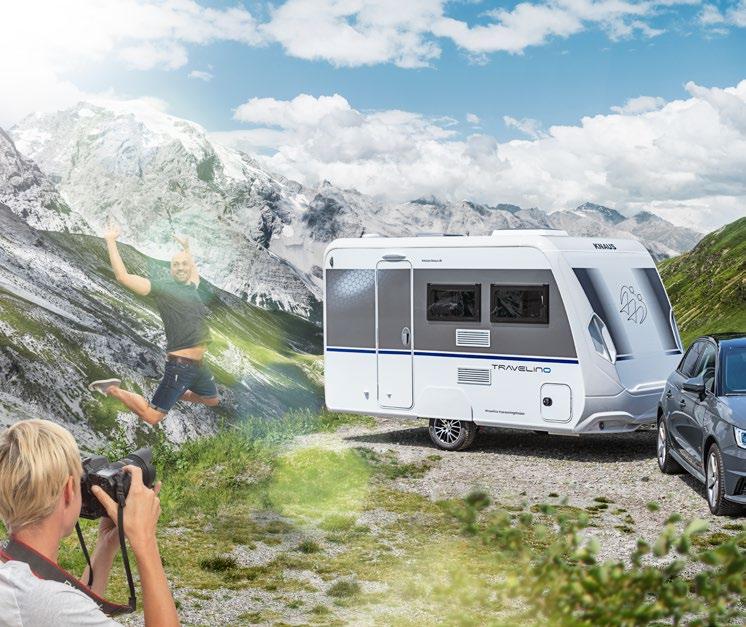 TRAVELINO AT A GLANCE 20 21 Revolutionary FibreFrame technology for maximum safety at minimal weight High-strength GRP room and frame parts with durable roof layer for maximum resistance to hail