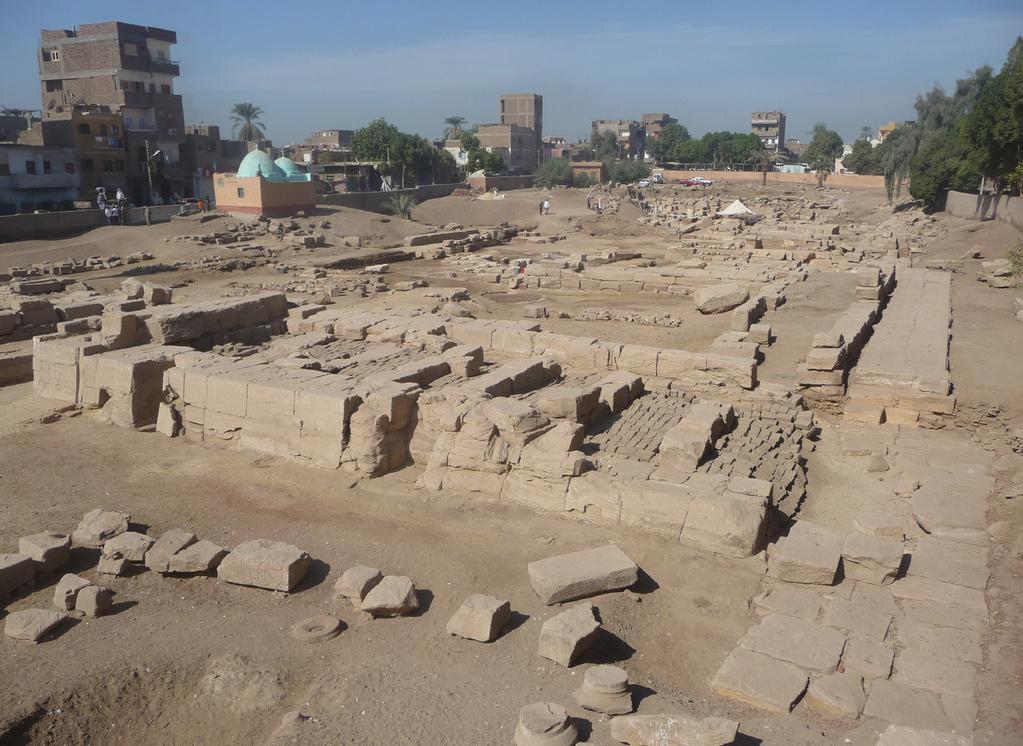 Armant: recent discoveries at the temple of Montu-Re In 2002 the joint Franco-Egyptian Archaeological Mission at Armant resumed fieldwork on the main temple of Montu-Re, partly uncovered by an EES