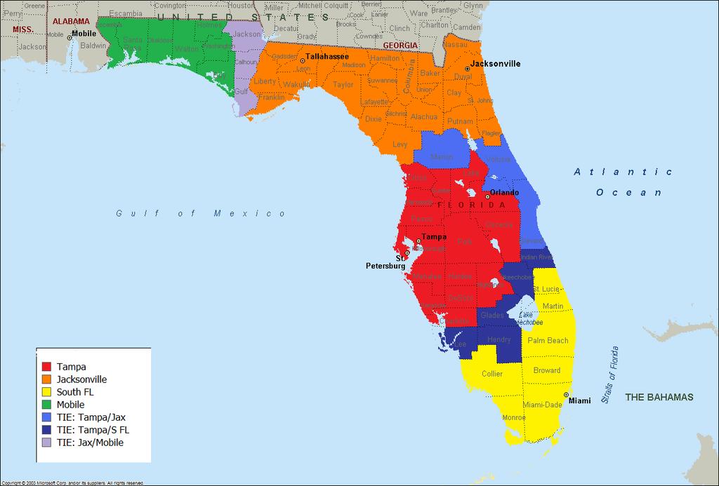 Tampa s hinterland market: 51% of Florida s total population 9 th -Largest economy in the U.S.