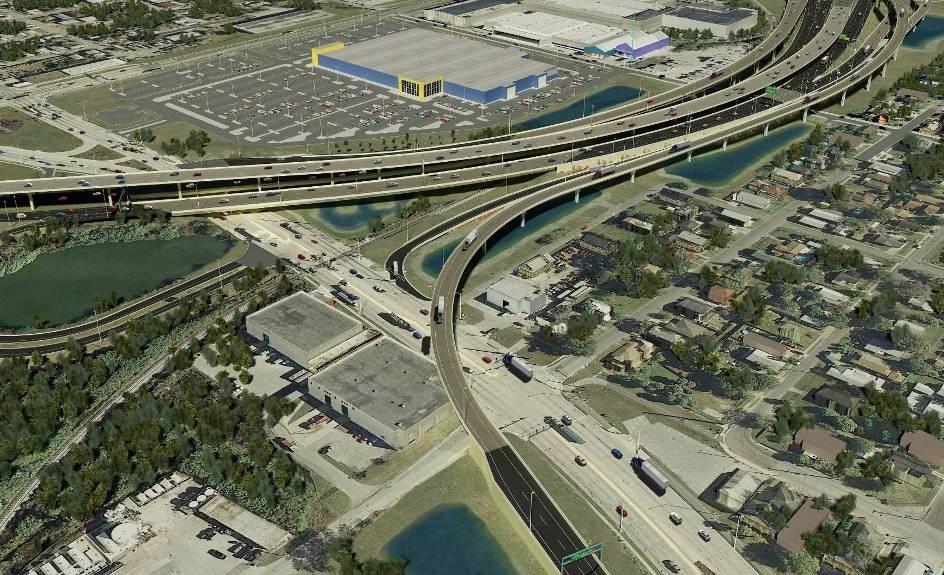 I-4 Connector Project New express highway access between Port and interstate system