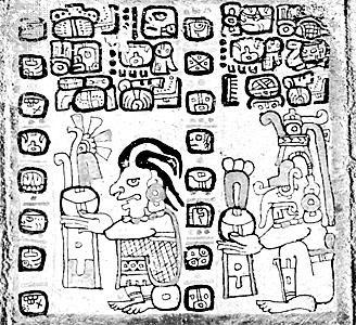 Mayan Corn god & Rain god -