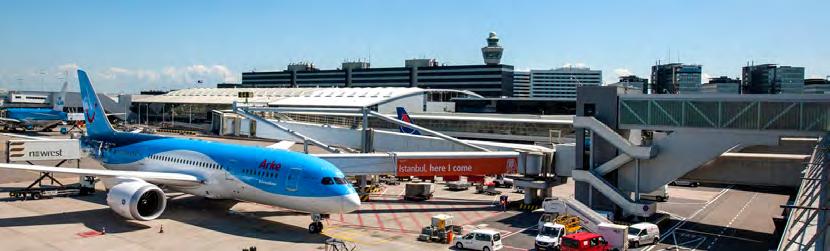 Airline process Schiphol Group is the owner of the airport site, builds aprons and runways and constructs and develops real estate, roads and parking facilities.