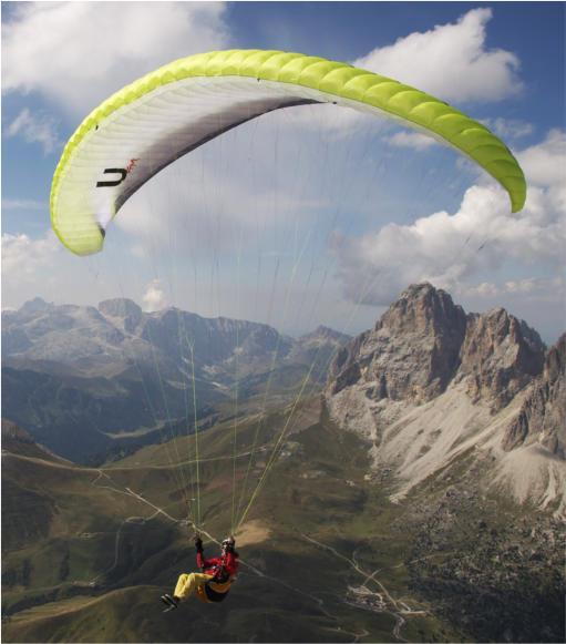 Canopy buildup glider information and certification sticker leading edge top surface bottom