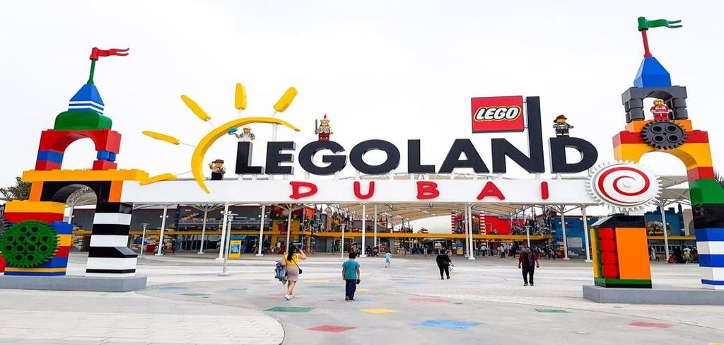 Includes: Legoland: Build your way through non-stop interactive fun at LEGOLAND Dubai. With over 40 LEGO themed rides, shows, building experiences and attractions.