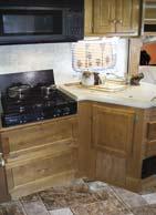 GALLEY CONVENIENCE... Our wide-open galley offers all the comforts of your kitchen at home.