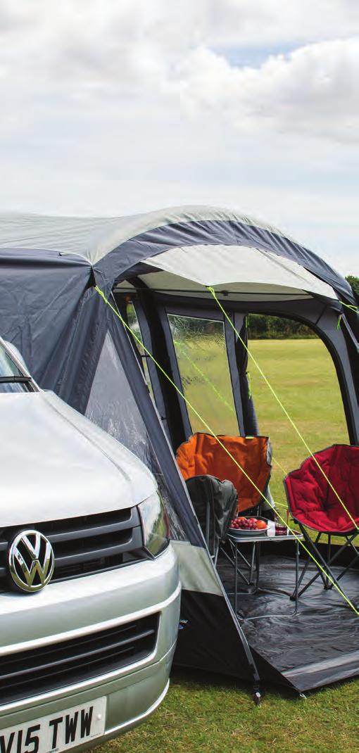 What s the set up procedure? It s never been easier, just follow these simple steps: 1) Connect the awning to your vehicle using your preferred connection method.