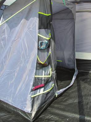 5 kg 78 x 33 x 33 Travel Pod Midi AIR 205 cm 16 kg 78 x 35 x 35 Seams hot air taped for maximum weatherproofing Door in rear tunnel If you don t want to spend time setting up and