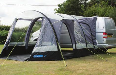 The Travel Pod Mini AIR is a freestanding awning allowing you to driveaway whilst still reserving your pitch on site for when you return.