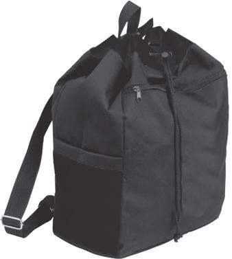CLUB DRAWSTRING KITBAG / BACKPACK FEATURES: Large main compartment with drawstring closure at
