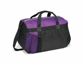 FEATURES * Large centre compartment with U-shaped opening * Top and front zippered pockets * Large