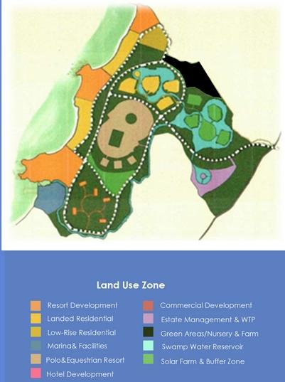Special Economic Zone (SEZ) Cape Kelayang Total Area : 324.