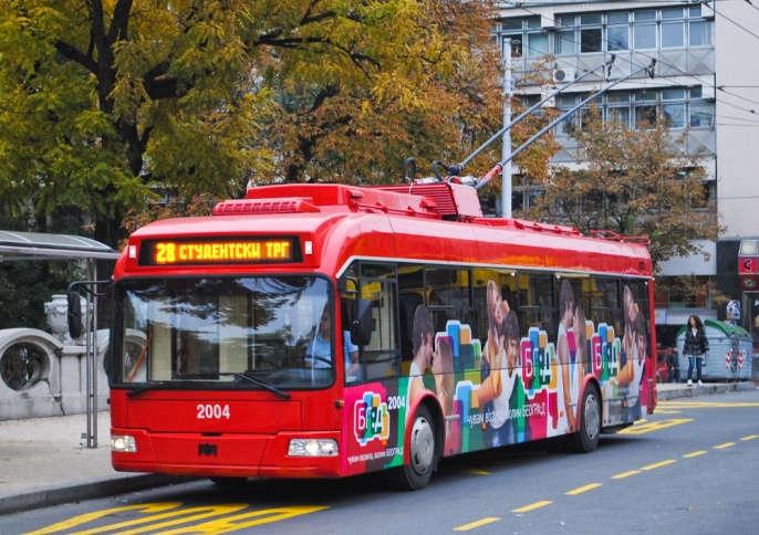 DRUMSKI JMTP TROLEJBUSKI PODSISTEM (TBUS) Trolejbuski podsistem na elektro pogon (KTB) čine trolejbusi koji celodnevno rade duž fiksnih trasa prema utvrđenom redu vožnje, obično i većim