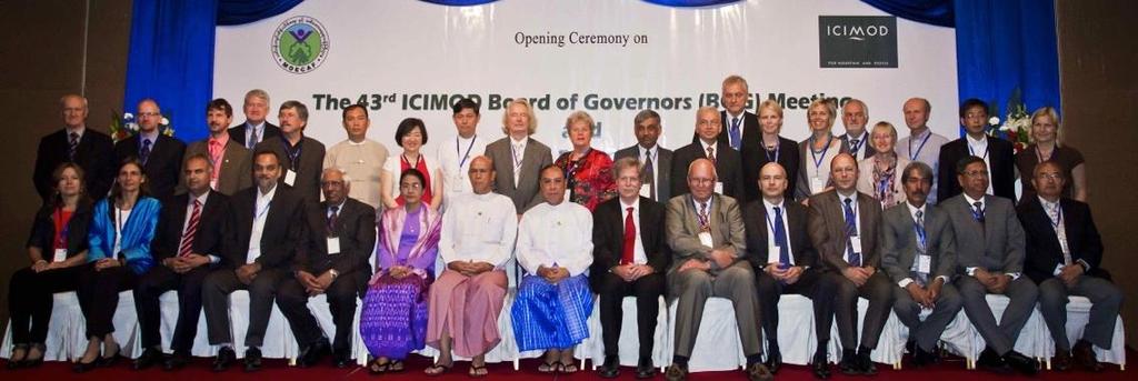 Governance Board of Governors representatives of 8 Regional Member Countries Programme