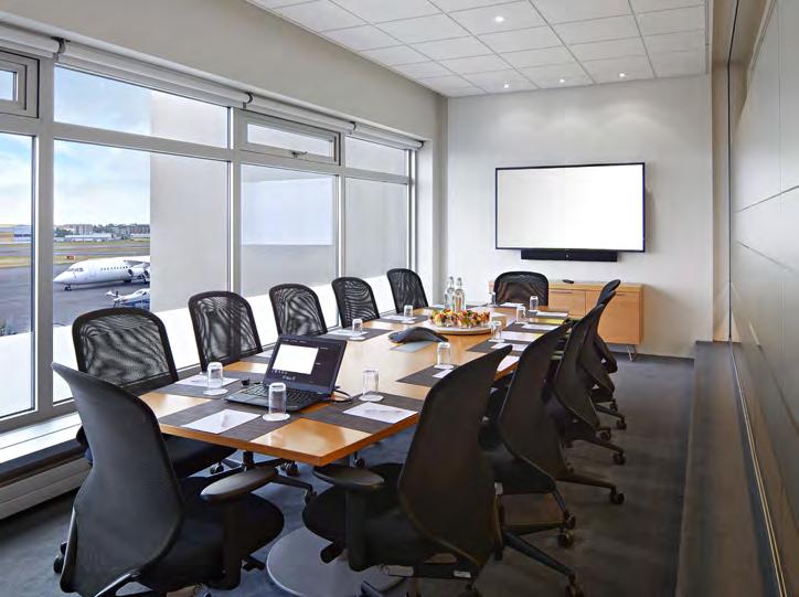 Conference rooms 2 and 3 offer a large variety of setups, and can be