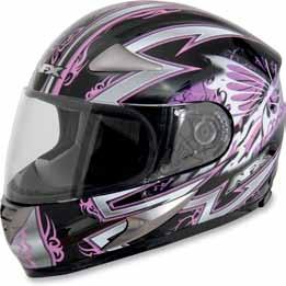 FX-90 PASSION ADULT FULL-FACE SILVER PASSION ON GLOSS BLACK LINER PINK PASSION ON GLOSS BLACK safety standards.