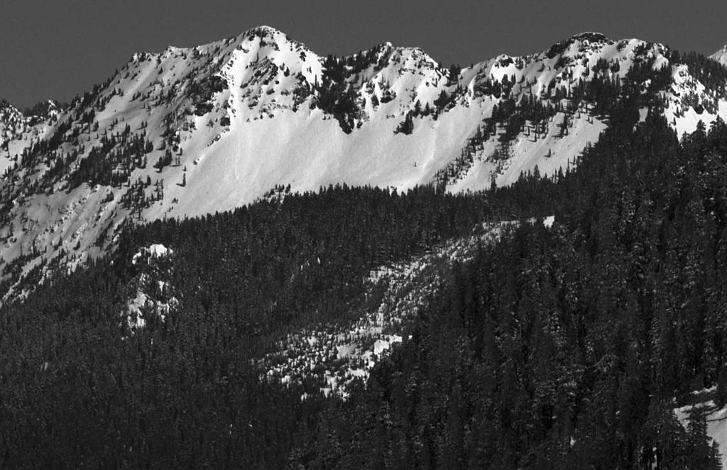 Figure 5: Kendall s west slopes from the north shoulder of Silver Peak. March 19, 2017.