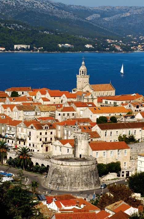 After couple of days at sea or in isolated coves, you ll be ready to get the party started. We decided to take a shot at culture and visit the city of Korčula.