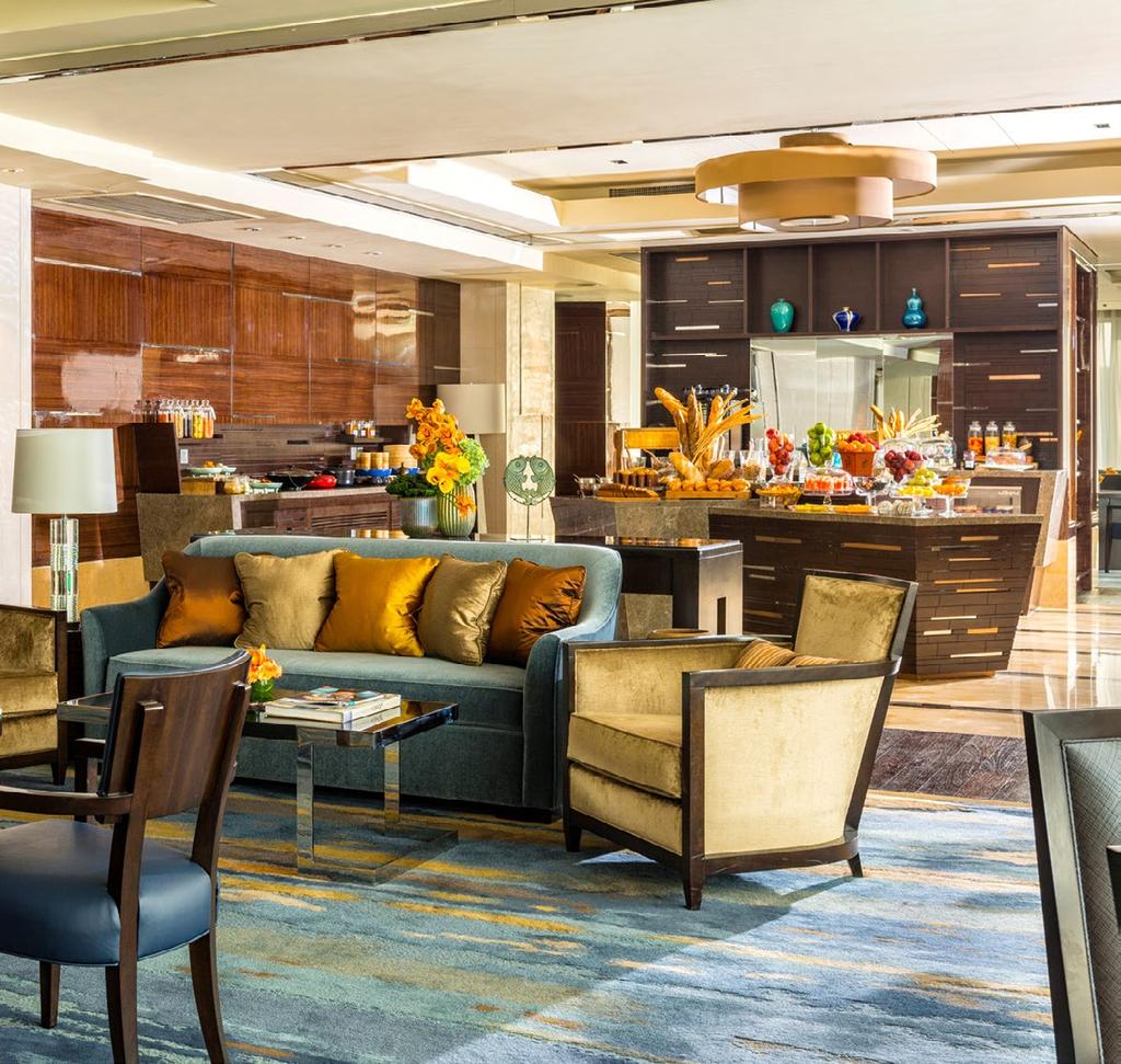 The Executive Club Lounge, located on the 26th floor offers guests added service and privileges to meet their daily business needs