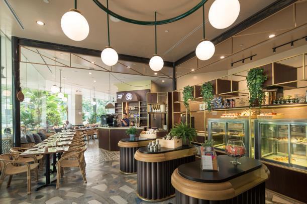 The restaurant was renamed Porta and now boasts an elegant interior that exudes colonial Singapore charm