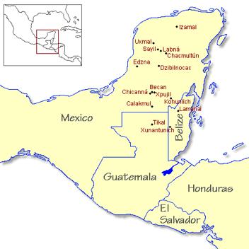 Where were the Maya located?