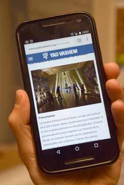 YAD VASHEM ONLINE Yad Vashem's website continues to reach a vast global audience, with over 18 million visits from around the world