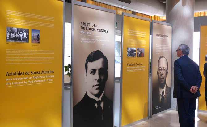 NEW EXHIBITION ON DIPLOMATS HONORED AS RIGHTEOUS AMONG THE NATIONS At the request of the Israel Ministry of Foreign Affairs, Yad Vashem recently produced a traveling exhibition focusing on diplomats