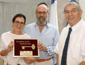 ABRAHAM (AXEL) AND GALIA STAWSKI In recognition of their generous support, Abraham (Axel) and Galia Stawski recently joined the honored circle of Yad Vashem Benefactors.
