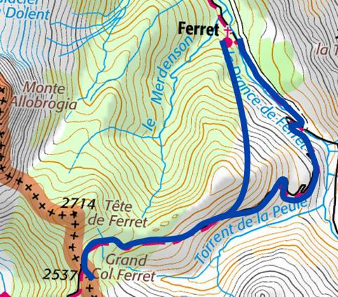 Itinerary SATURDAY: Start Chalet Savoy in Les Houches. (included transfer from Geneva Airport 1 1/4 hour drive) SUNDAY: Swiss Val Ferret - Grand Col Ferret.