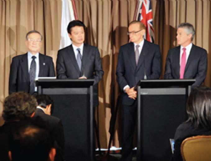 Koizumi in Kuala Lumpur December - following ASEAN + 3 (Japan, Korea and China 1997), Japan proposed ASEAN + 6 ( + Australia,