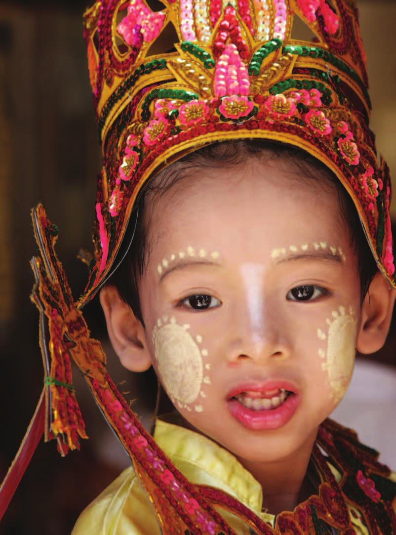 Thanakha: a trademark of Myanmar Nyein Ei Ei Htwe AS you travel around Myanmar, you ll regularly see faces covered in a yellowish paste.