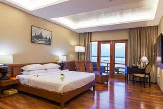Grand Deluxe rooms offer all that and more, with an elegant location on the edge of the hotel s sprawling gardens, and Premiere rooms boast a location in the ground s secluded monsoon forest in view