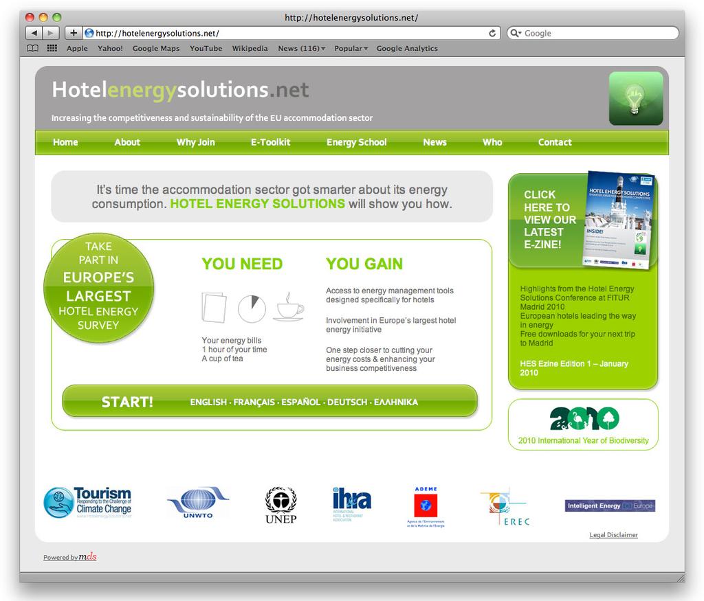 8 Priročnik za hotele za razvoj trajnostnih poslovnih modelov SLOVENIA GREEN UNWTO program Hotel Energy Solutions za bolj»pametno«, zeleno in konkurenčno poslovanje S ciljem 30-odstotnega zmanjšanja
