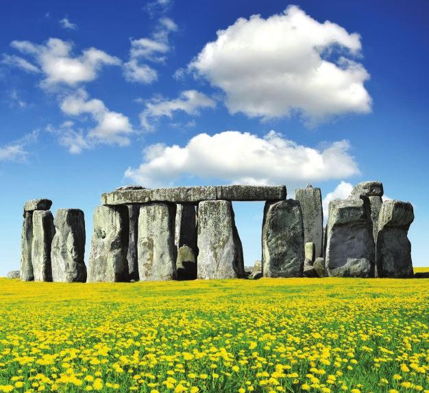 Day Trips Stonehenge & Bath 55 Visit Stonehenge, one of the wonders of the world, and the best-known prehistoric monument in Europe (admission included to the site and new visitor