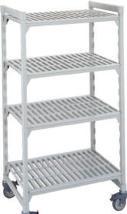 STORAGE SHELVES & RACKS MOBILE CAN RACK Holds 162 #10 cans Heavy duty 1 1 2 welded aluminum tubing Light, yet incredibly strong Easy product fill and removal 5