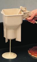 PUMPS & DISPENSERS CONDIMENT PUMP KIT Wide mouth design is ideal for chunky products such as salsa, relish, tartar sauce, dressings, etc. Kit includes: 1 oz.