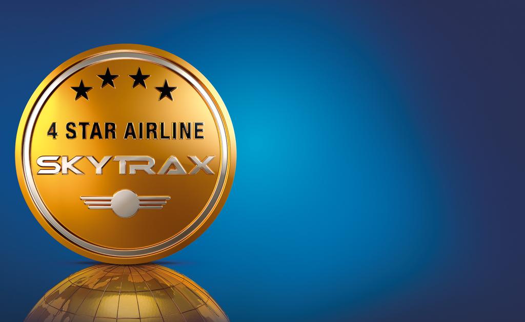 12 13 Industry Recognition and Awards Awards Aeroflot airline was awarded four stars (out of five) by Skytrax (a global consulting company considered the world s most influential assessor of airline