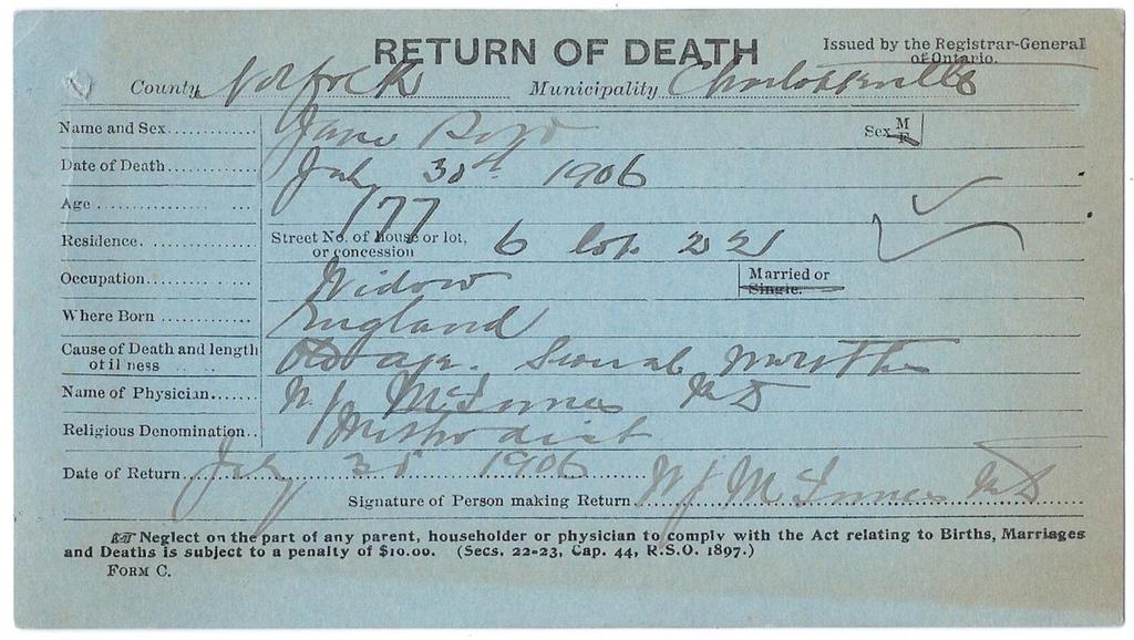 death free franked form from somewhere