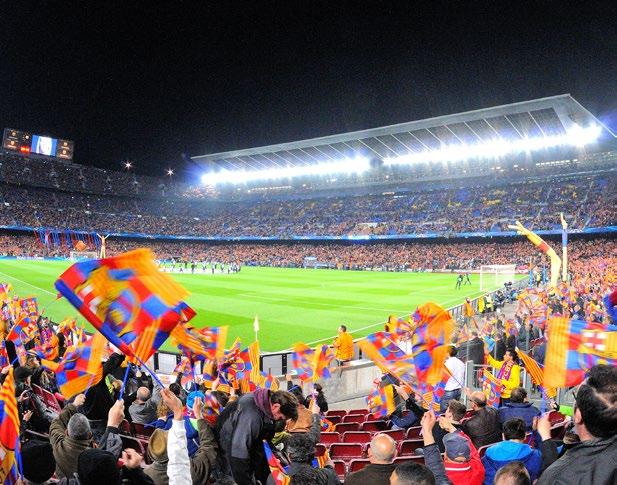 ATTRACTIONS IN PROXIMITY CAMP NOU Points of interest Founded in 1899 by Hans Gamper, FC Barcelona has become a symbol of football, social and cultural identity for millions of people around the world.