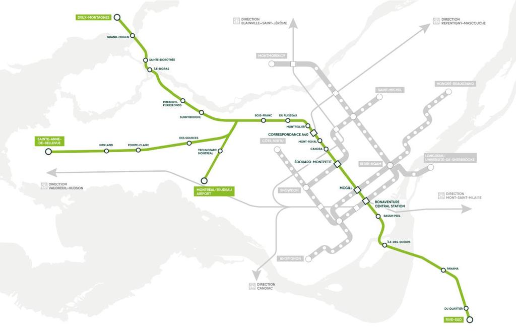 2018-2019 SCHEDULE Québec s largest public transit project in the last 50 years A linear project a 67-km route almost as long as the Montréal metro Many different trades